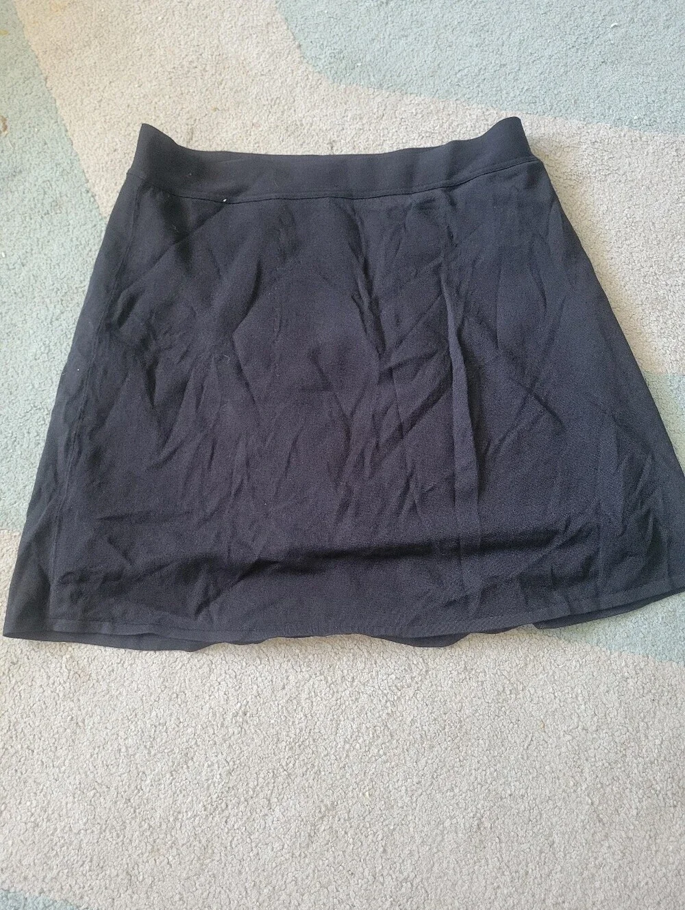 Alexander Wang Black A-Line Mini Skirt